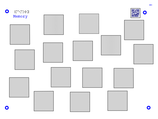Tactile graphic "Memory" on Share